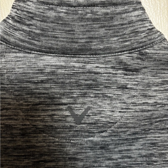 Callaway Golf Men's Weather Series Fleece Lined 1/4 Zip Vest Heathered Medium - Picture 4 of 5